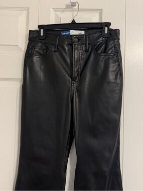 Old Navy leather pants
